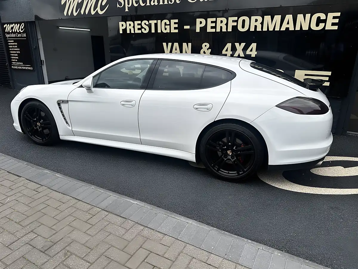 Used 2013 Porsche Panamera Platinum Edition White - Interior and Exterior details 4