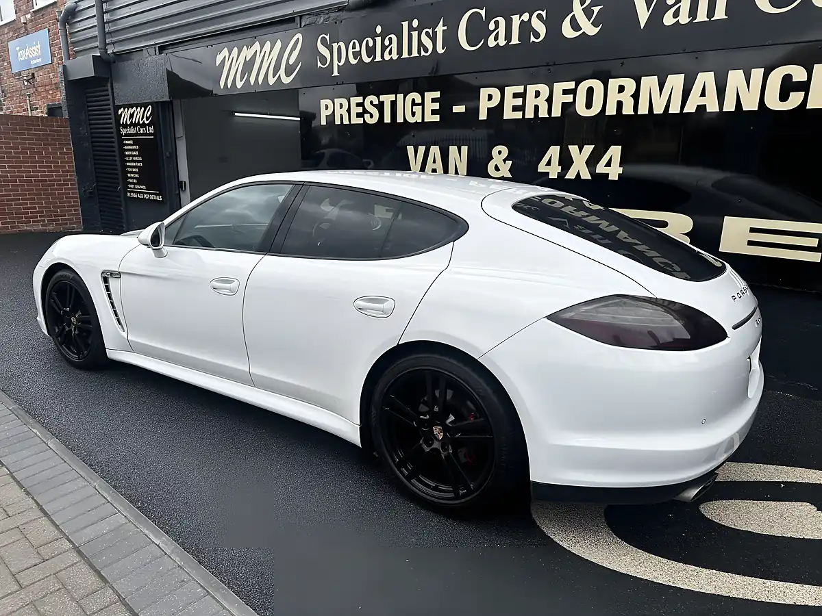 Used 2013 Porsche Panamera Platinum Edition White - Interior and Exterior details 7
