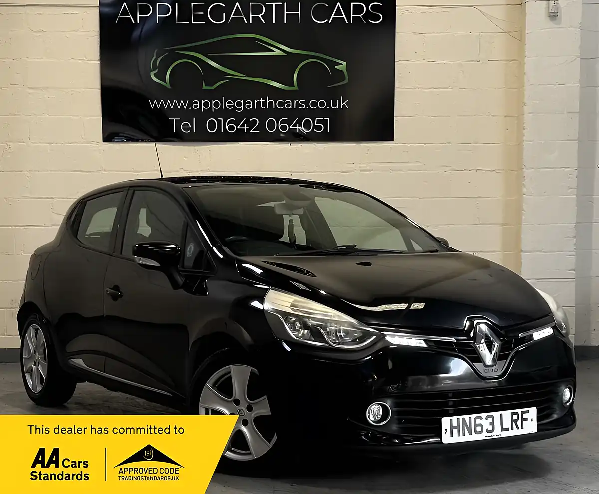 Used 2013 Renault Clio Dynamique Medianav Black - Front View
