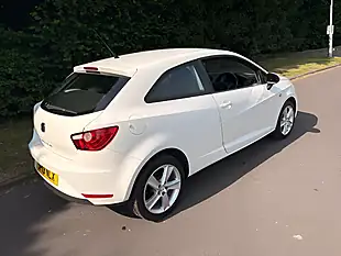 Used 2013 SEAT Ibiza Toca Sport Coupe White - Interior and Exterior details 4