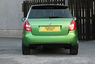 Used 2013 Skoda Fabia VRS S2000 Green - Interior and Exterior details 3