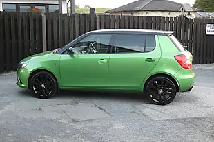 Used 2013 Skoda Fabia VRS S2000 Green - Interior and Exterior details 5