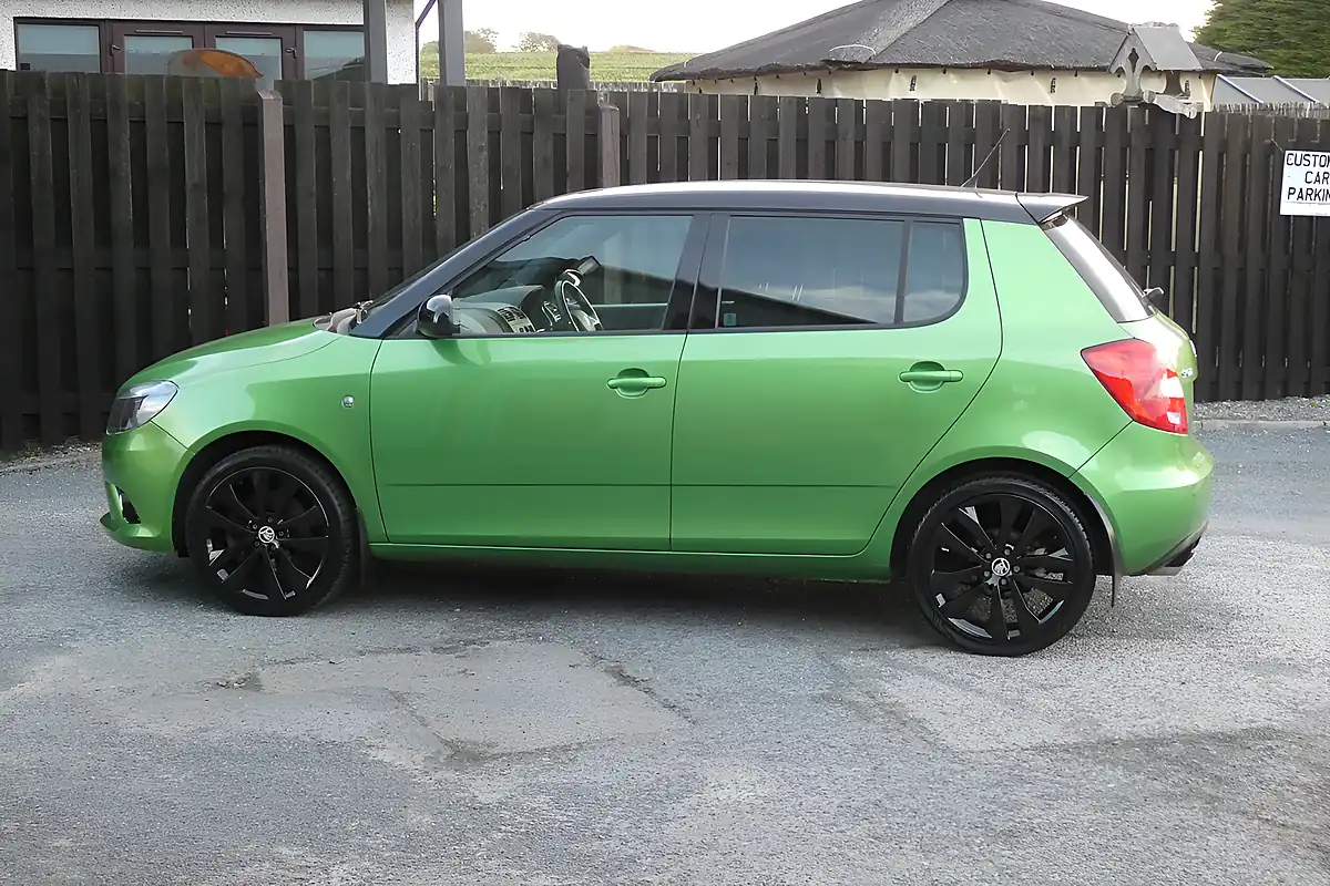 Used 2013 Skoda Fabia VRS S2000 Green - Interior and Exterior details 5