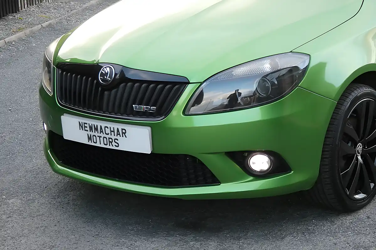 Used 2013 Skoda Fabia VRS S2000 Green - Interior and Exterior details 6