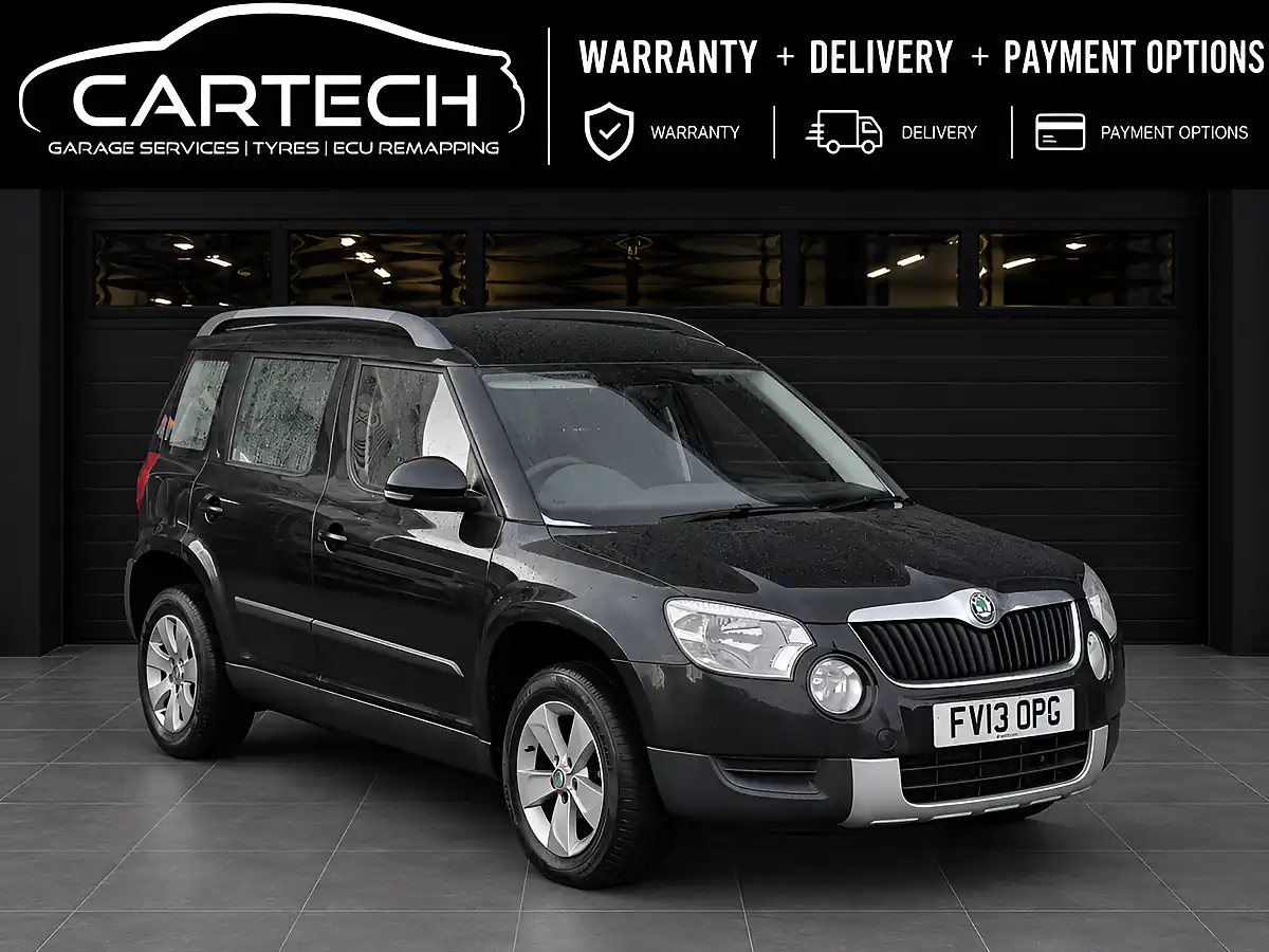Used 2013 Skoda Yeti S Black - Front View
