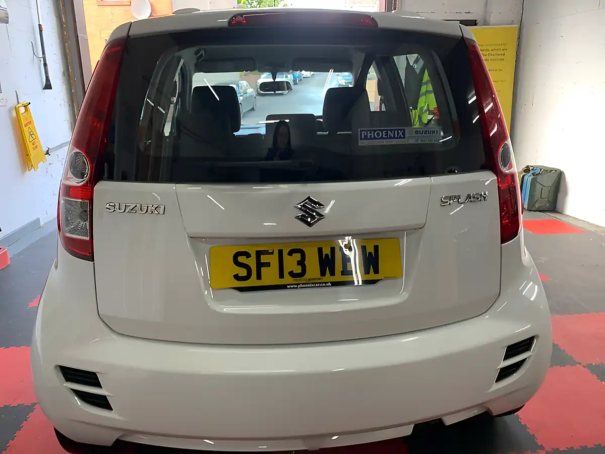 Used 2013 Suzuki Splash SZ3 White - Interior and Exterior details 7