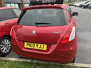 Used 2013 Suzuki Swift Red - Interior and Exterior details 5