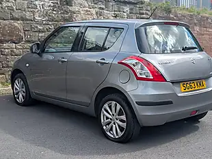 Used 2013 Suzuki Swift SZ3 Grey - Interior and Exterior details 8