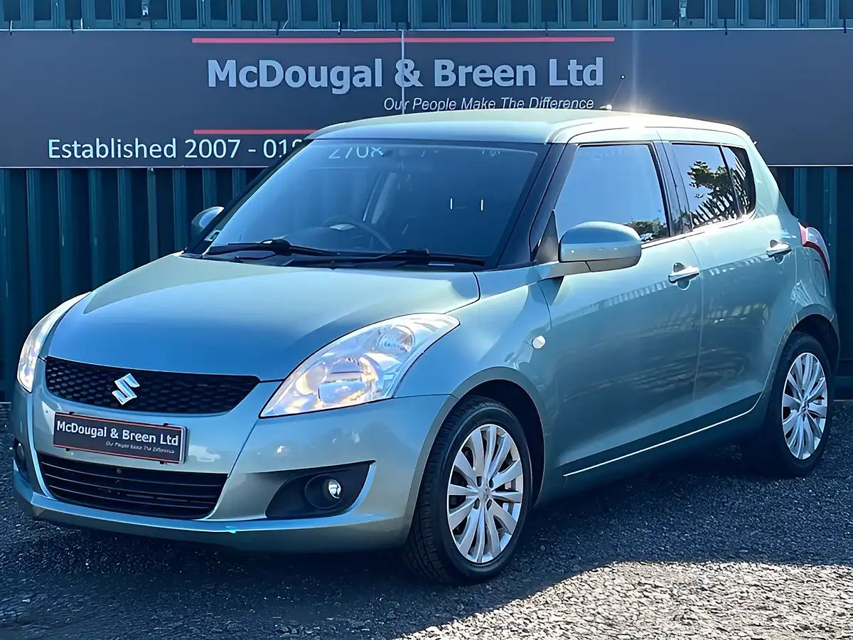 Used 2013 Suzuki Swift SZ4 Green - Front View