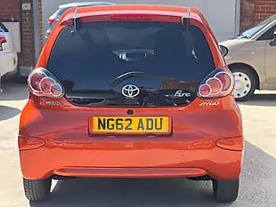 Used 2013 Toyota Aygo Fire Orange - Interior and Exterior details 6