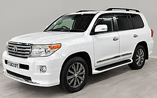 Used 2013 Toyota Land Cruiser V8 Zx Pearl White - Interior and Exterior details 3