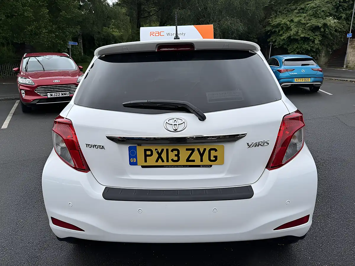 Used 2013 Toyota Yaris Sr White - Interior and Exterior details 13