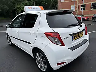 Used 2013 Toyota Yaris Sr White - Interior and Exterior details 14
