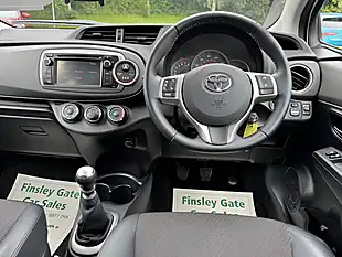 Used 2013 Toyota Yaris Sr White - Interior and Exterior details 2