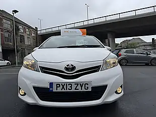 Used 2013 Toyota Yaris Sr White - Interior and Exterior details 5