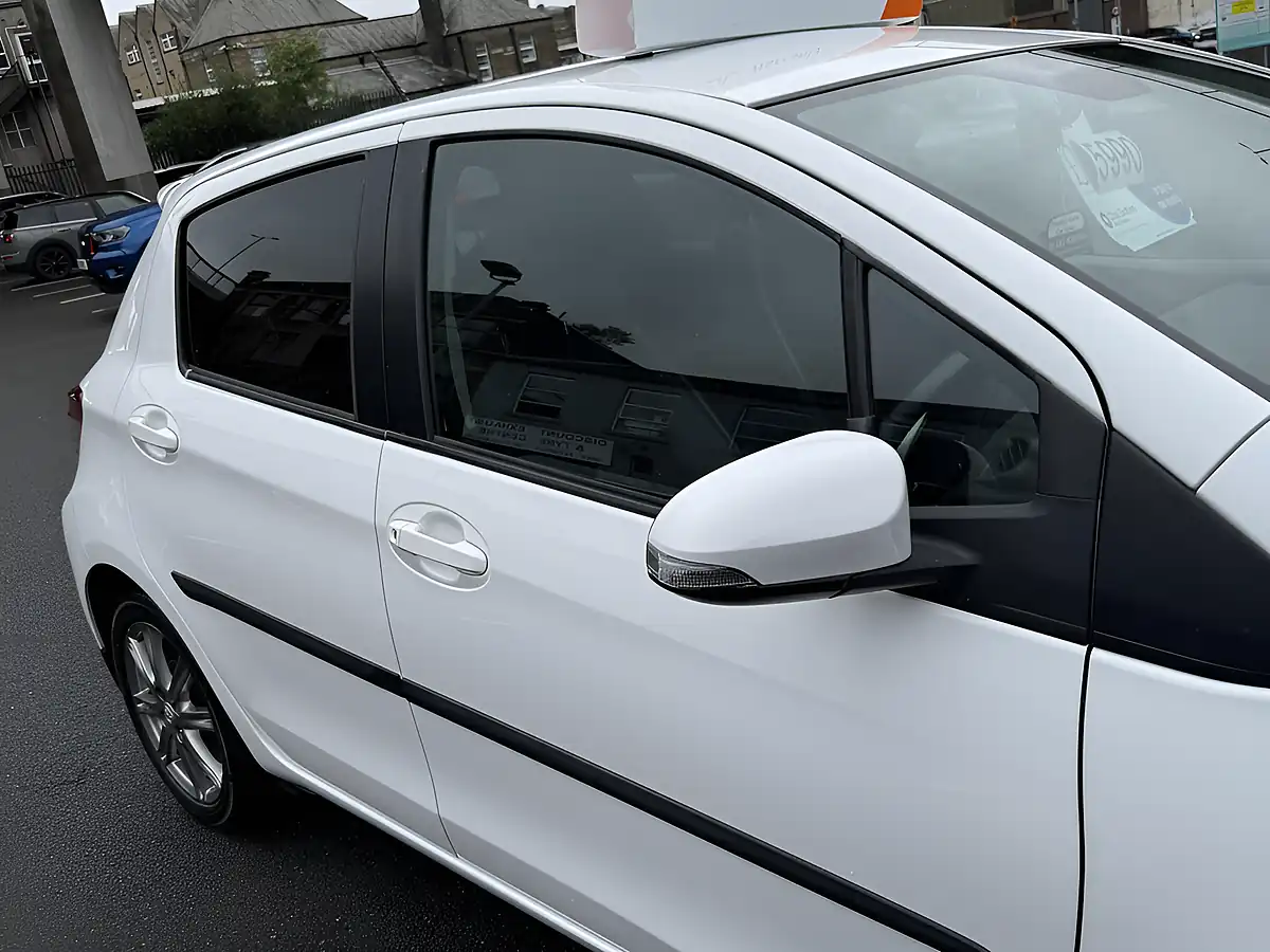 Used 2013 Toyota Yaris Sr White - Interior and Exterior details 8