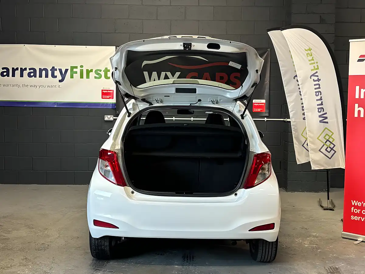 Used 2013 Toyota Yaris Sr White - Interior and Exterior details 17