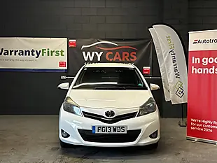 Used 2013 Toyota Yaris Sr White - Interior and Exterior details 2