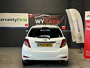 Used 2013 Toyota Yaris Sr White - Interior and Exterior details 8