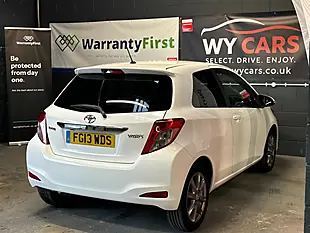 Used 2013 Toyota Yaris Sr White - Interior and Exterior details 9