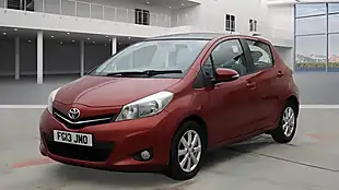 Used 2013 Toyota Yaris T Spirit Red - Interior and Exterior details 3