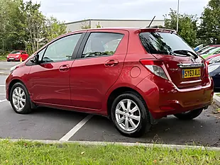 Used 2013 Toyota Yaris Tr Red - Interior and Exterior details 5