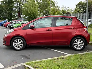Used 2013 Toyota Yaris Tr Red - Interior and Exterior details 7