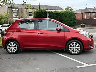 Used 2013 Toyota Yaris Tr Red - Interior and Exterior details 8
