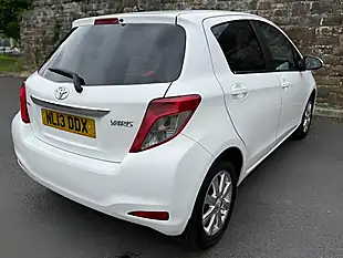 Used 2013 Toyota Yaris Tr White - Interior and Exterior details 6