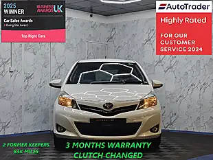Used 2013 Toyota Yaris Trend White - Interior and Exterior details 2