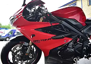 Used 2013 Triumph Daytona 675 Super Sports Red - Interior and Exterior details 16
