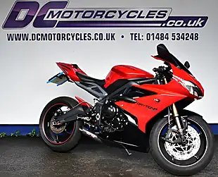 Used 2013 Triumph Daytona 675 Super Sports Red - Interior and Exterior details 2