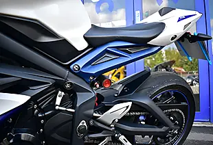 Used 2013 Triumph Daytona 675 Super Sports White - Interior and Exterior details 14