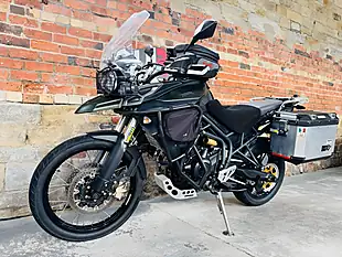 Used 2013 Triumph Tiger 800 Xc Green - Interior and Exterior details 12