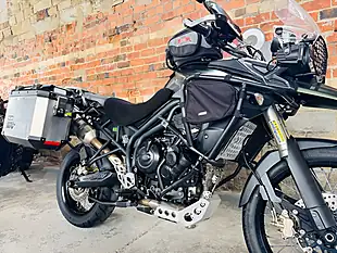 Used 2013 Triumph Tiger 800 Xc Green - Interior and Exterior details 6