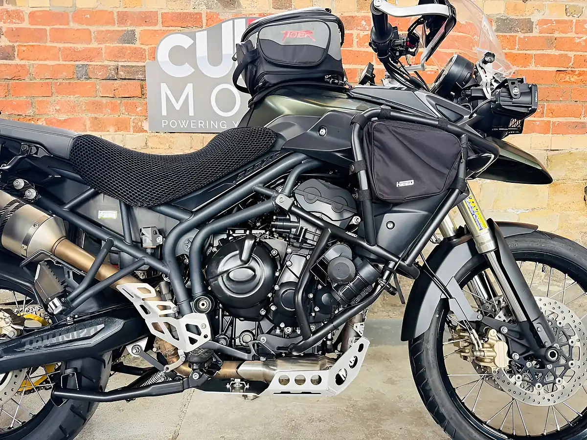 Used 2013 Triumph Tiger 800 Xc Green - Interior and Exterior details 7