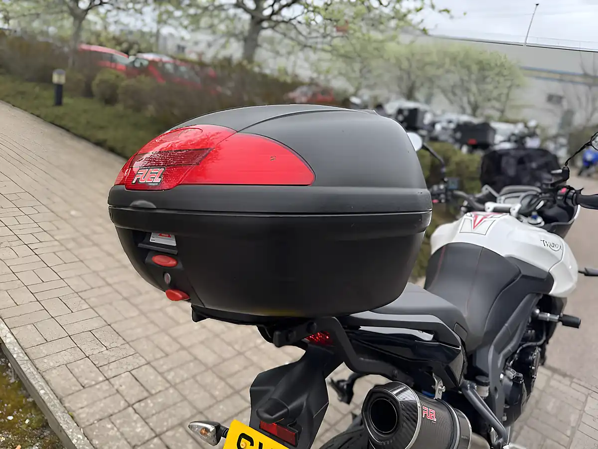 Used 2013 Triumph Tiger Sport 1050 White - Interior and Exterior details 12