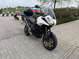 Used 2013 Triumph Tiger Sport 1050 White - Interior and Exterior details 3