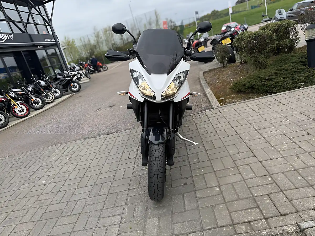 Used 2013 Triumph Tiger Sport 1050 White - Interior and Exterior details 4