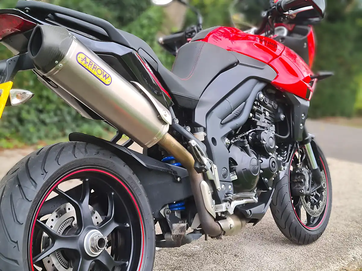 Used 2013 Triumph Tiger Sport Red - Interior and Exterior details 11