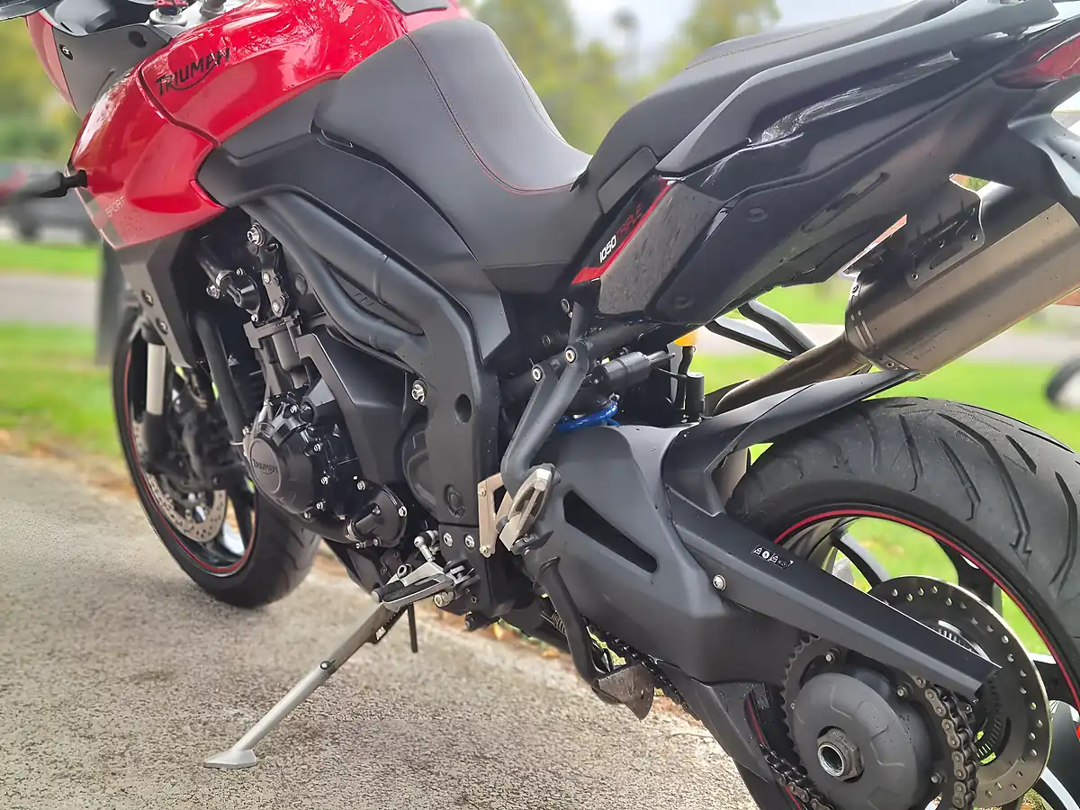Used 2013 Triumph Tiger Sport Red - Interior and Exterior details 12