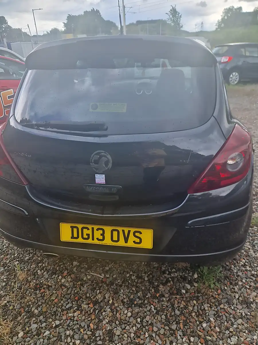 Used 2013 Vauxhall Corsa Black Edition Black - Interior and Exterior details 10