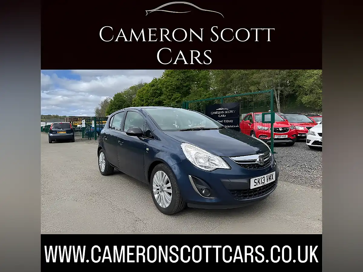 Used 2013 Vauxhall Corsa Energy Blue - Front View