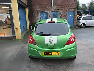 Used 2013 Vauxhall Corsa Sting Green - Interior and Exterior details 3