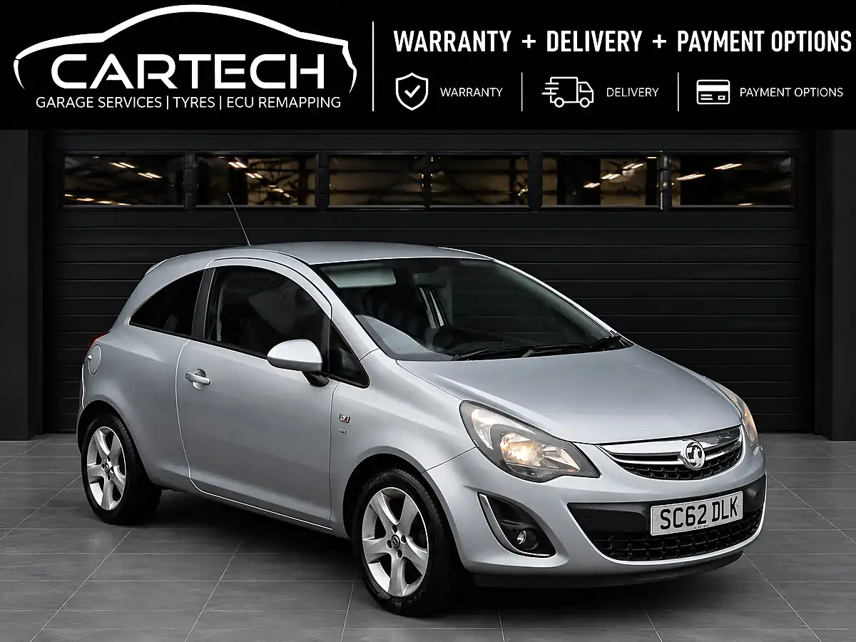 Used 2013 Vauxhall Corsa Sxi Silver - Front View