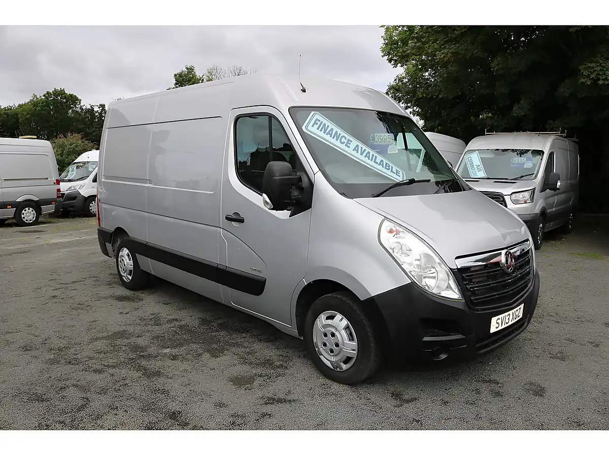 Used 2013 Vauxhall Movano F3300 L2H2 P/V Silver - Front View