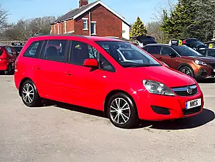 Used 2013 Vauxhall Zafira Exclusiv Red - Interior and Exterior details 2