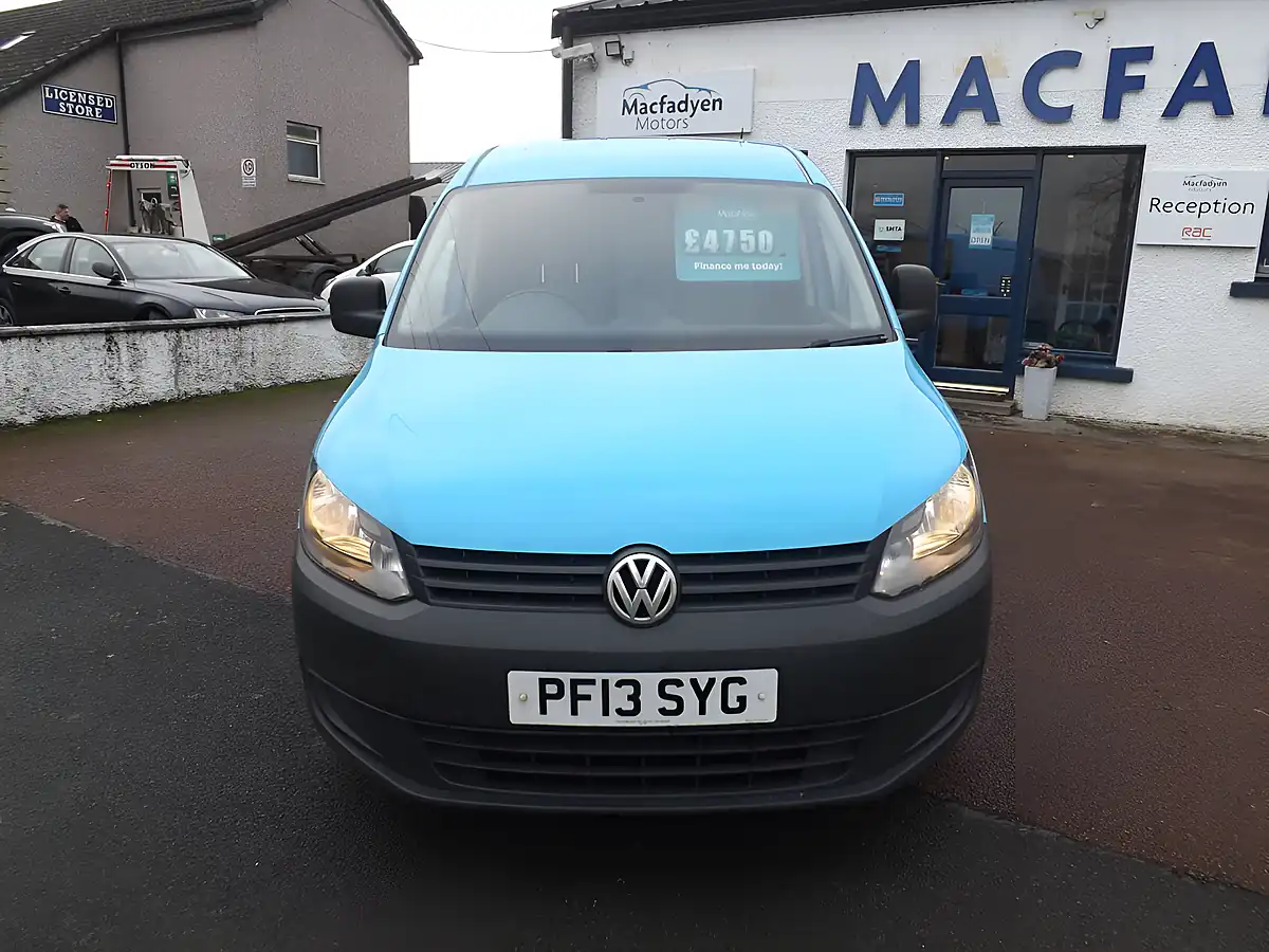Used 2013 Volkswagen Caddy Startline Blue - Front View