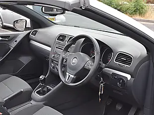 Used 2013 Volkswagen Golf Bluemotion Tech Se Cabriolet White - Interior and Exterior details 13