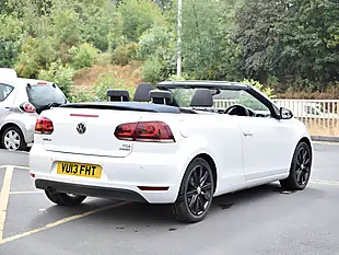 Used 2013 Volkswagen Golf Bluemotion Tech Se Cabriolet White - Interior and Exterior details 7